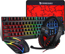 T-WOLF TF800 4-in-1 Gaming Set – RGB Toetsenbord, Muis, Headset en Muismat