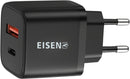 Eisenz USB A+C snel lader - 25W