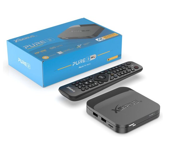 Xsarius Pure 3 Streaming Box 4K UHD