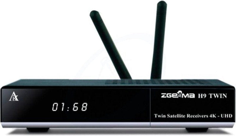 Zgemma H9 Twin SE UHD 4K Satelliet Tv-ontvanger Twin DVB S2X Multi-Stream Tuner Linux + Android OS CA + Twin CI Plus