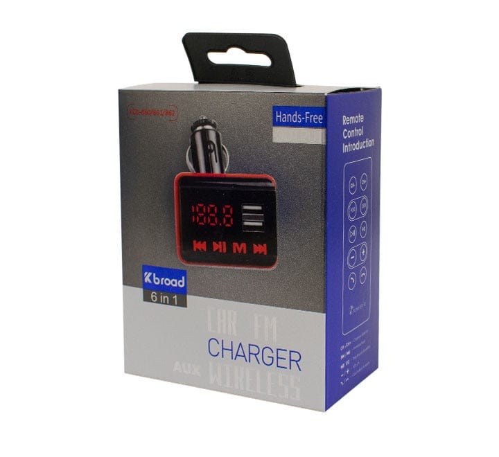 CAR FM CHARGER AUX WIRELESS