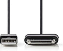 Nedis Samsung 30-Pins kabel - Zwart - 1 Meter