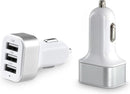 Universele Autolader - 3 USB Poorten - Sigarettenaansteker - Multi-Oplader