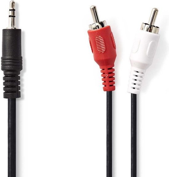 Nedis Stereo audio kabel 3.5 mm male - 2RCA male